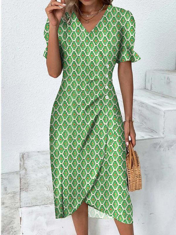 Zomerjurk voor dames met flatterende pasvorm en speelse prints