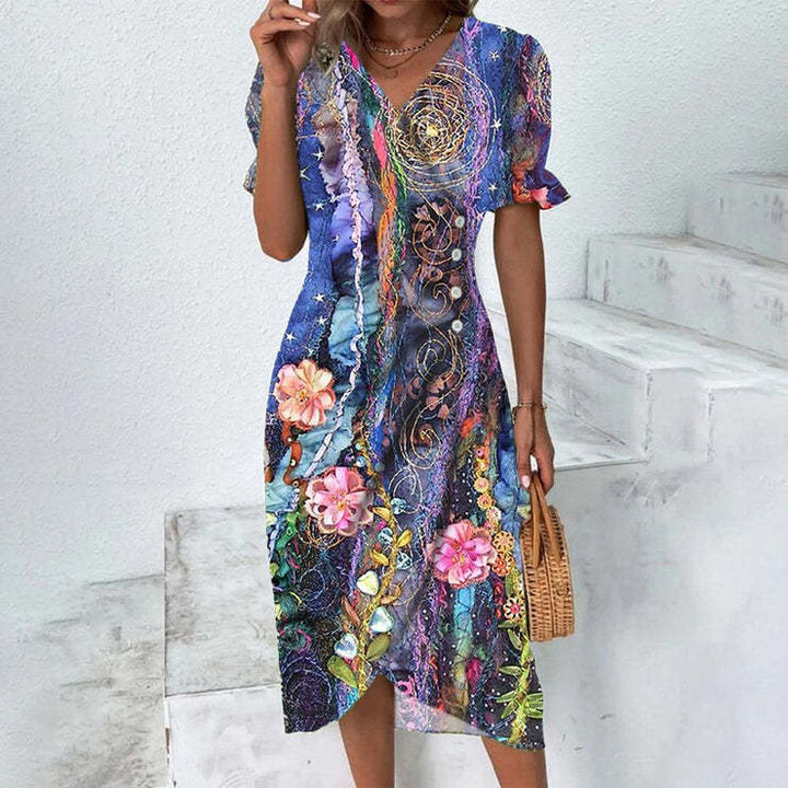 Zomerjurk voor dames met flatterende pasvorm en speelse prints