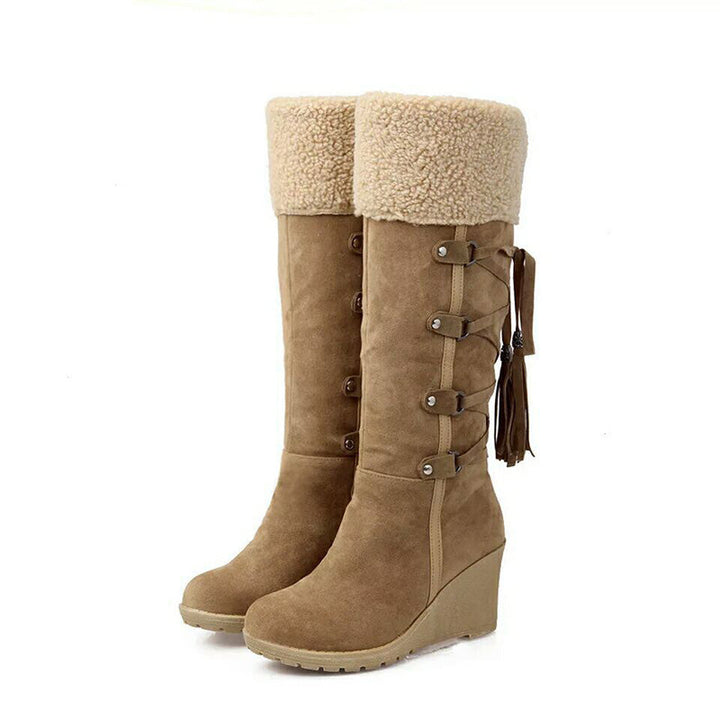 Esme - Winterboots met Sleehak - Stijlvol & Warm