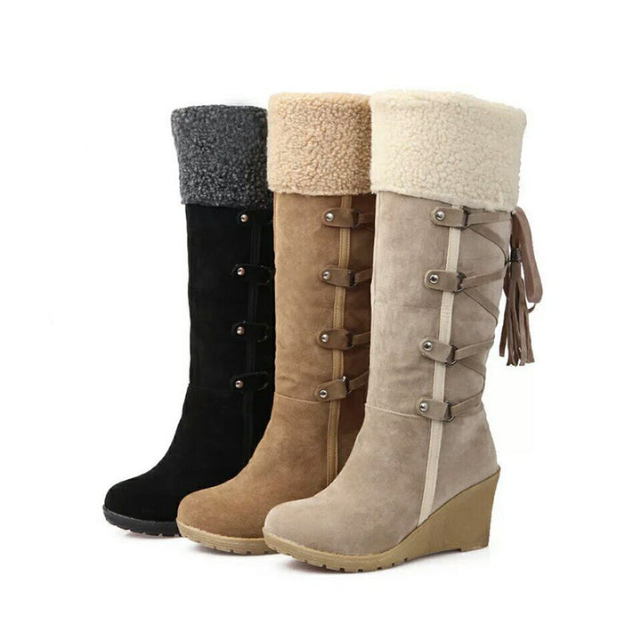 Esme - Winterboots met Sleehak - Stijlvol & Warm