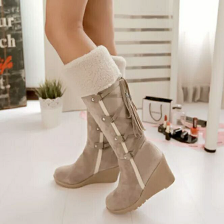 Esme - Winterboots met Sleehak - Stijlvol & Warm
