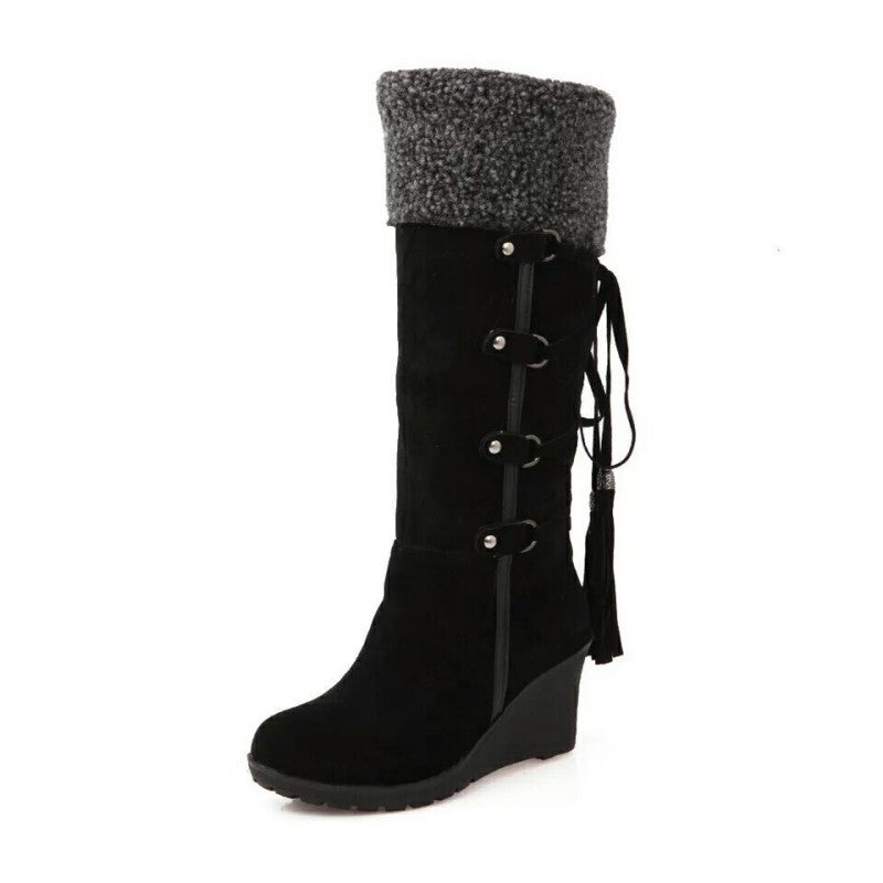 Esme - Winterboots met Sleehak - Stijlvol & Warm