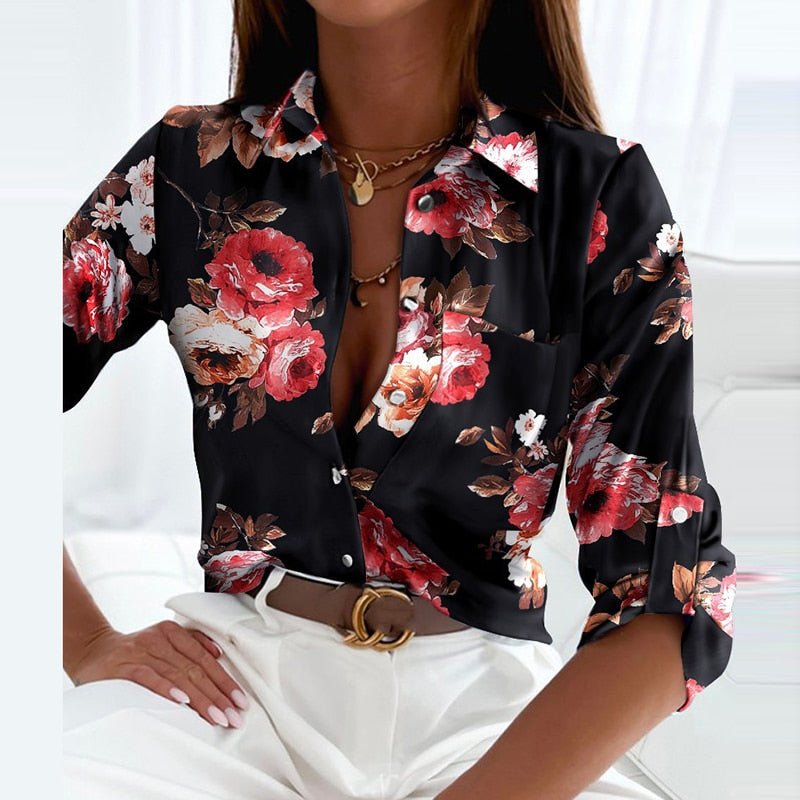 Elise Damesblouse – Elegante Blouse met Lange Mouwen