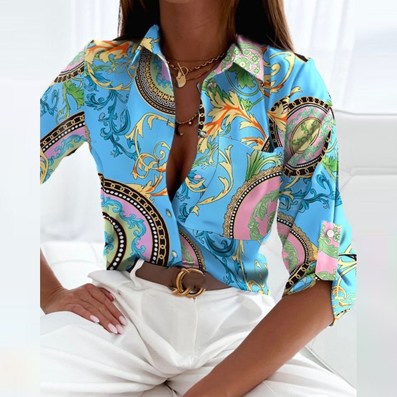 Elise Damesblouse – Elegante Blouse met Lange Mouwen